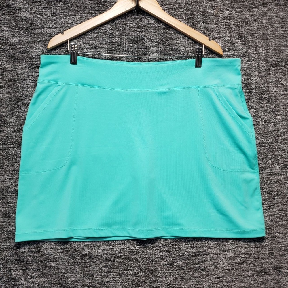 Maggie Lane Skort Women XXL Teal Activewear Golf Tennis Athletic Casual Skirt